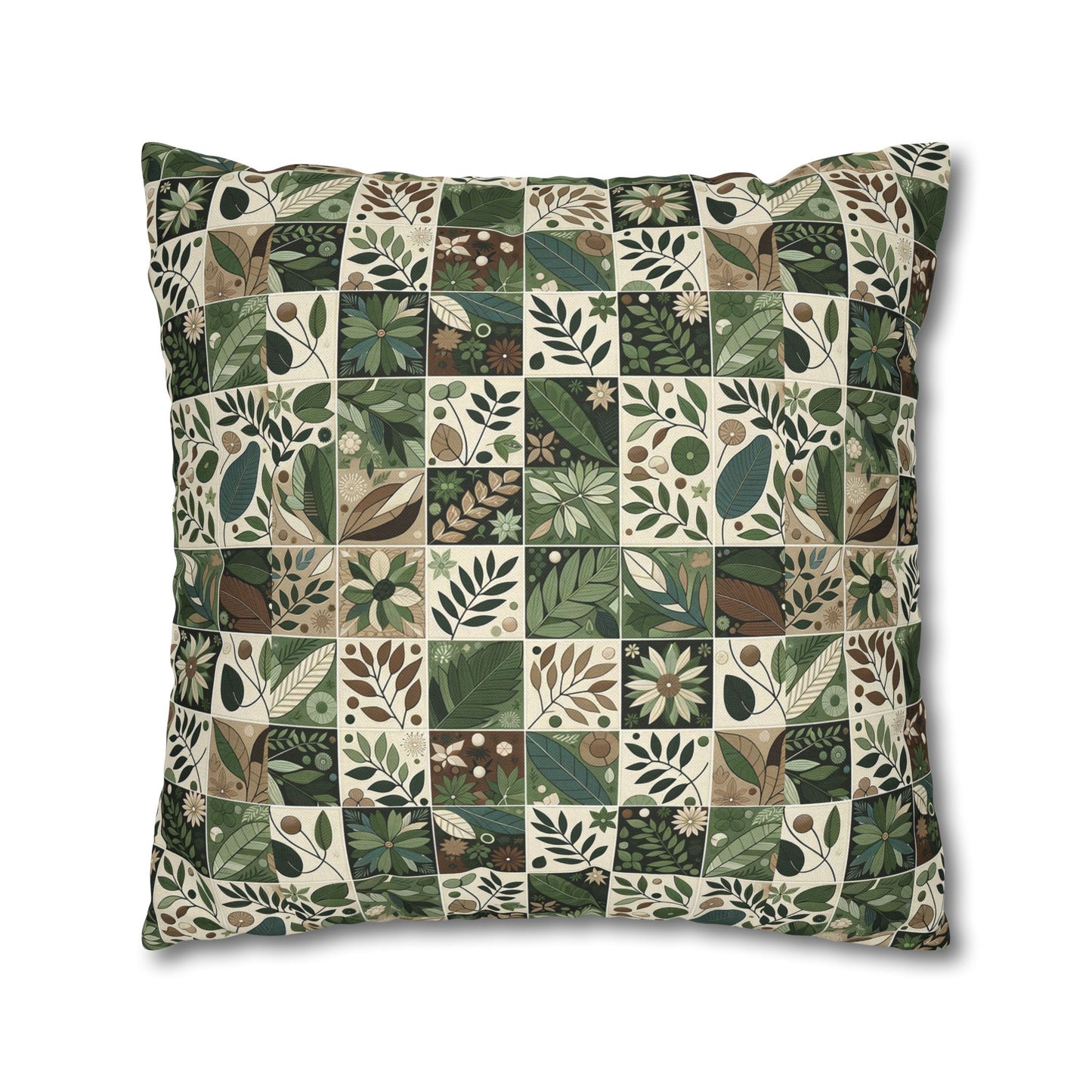 Streetwear Sustainability Environmentally Conscious Streetwear with a Natural Aesthetic Spun Polyester Square Pillowcase - 8404 Design-57