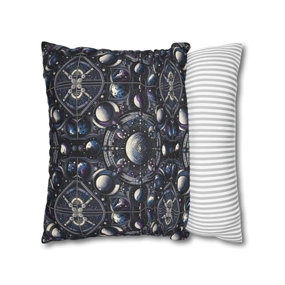 Tech Astronaut Tech-Forward Streetwear Meets Space Exploration Faux Suede Square Pillowcase - 8404 Design-46