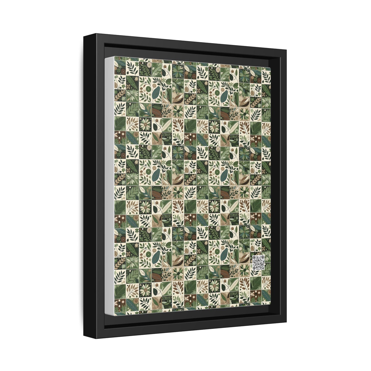 Streetwear Sustainability Environmentally Conscious Streetwear with a Natural Aesthetic Matte Canvas, Framed (multi-color) - 8404 Design-57 A