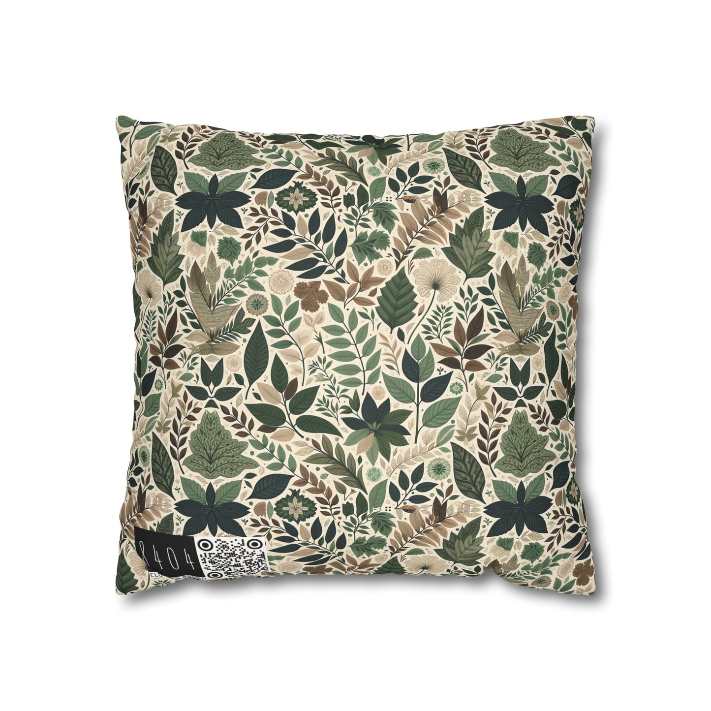 Streetwear Sustainability Environmentally Conscious Streetwear with a Natural Aesthetic Faux Suede Square Pillowcase - 8404 Design-57