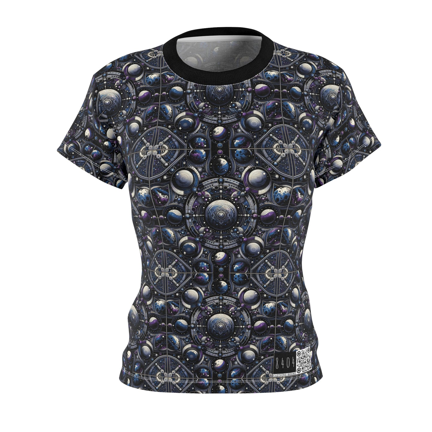 Tech Astronaut Tech-Forward Streetwear Meets Space Exploration Women's Cut & Sew Tee - 8404 Design-46