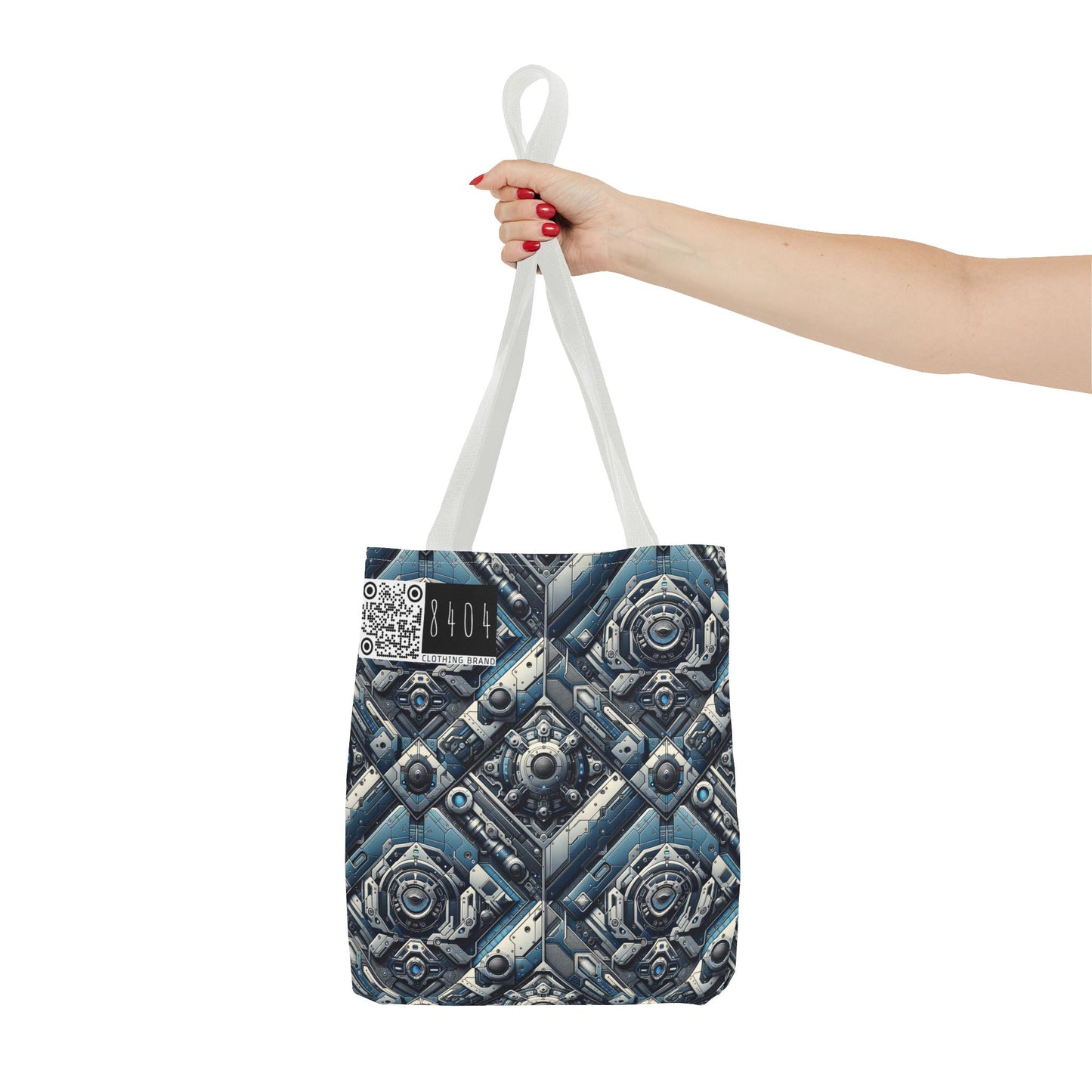 Tech Utility Fusion Tech-Forward Utility With a Futuristic Edge Tote Bag - 8404 Design-43