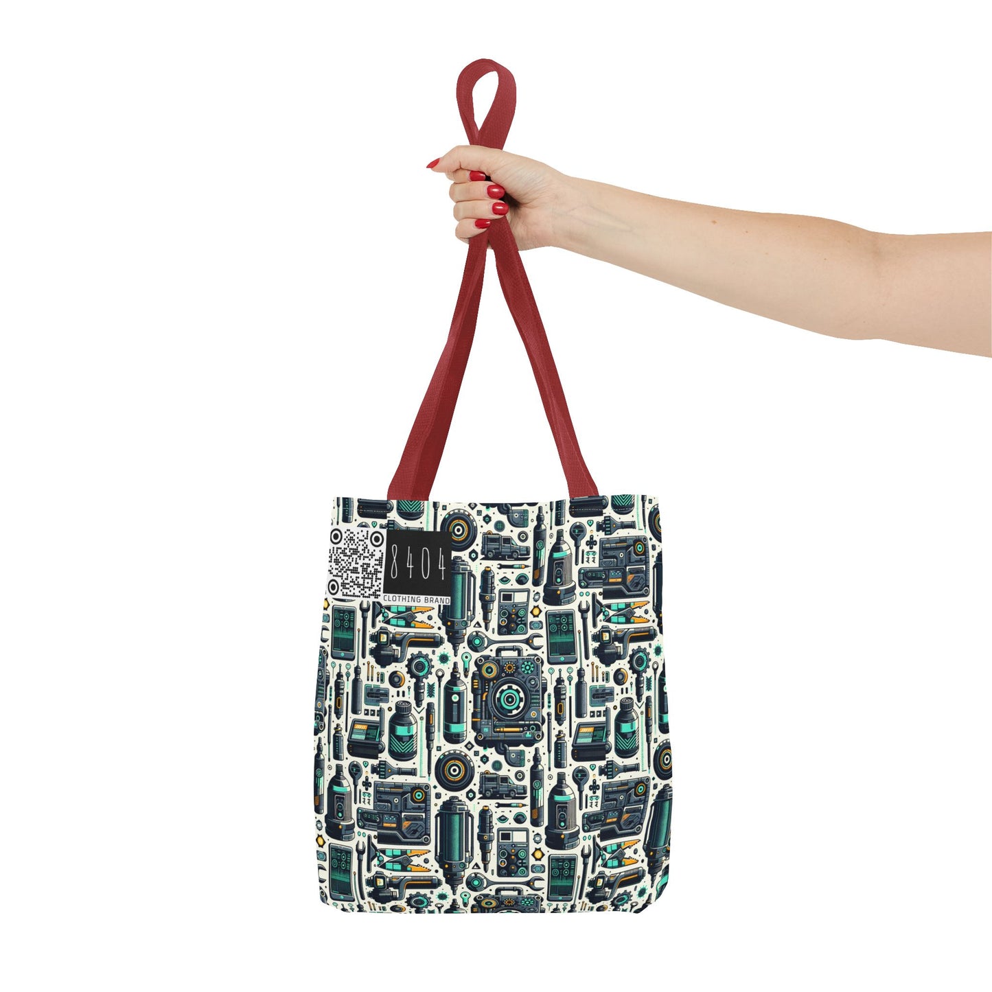 Tech Utility Fusion Modern Tech Streetwear Tote Bag - 8404 Design-53