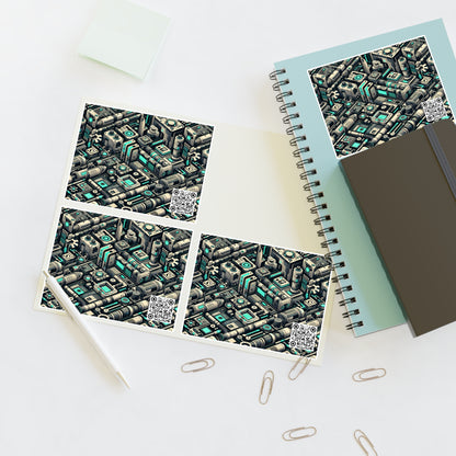 Tech Utility Fusion Modern Tech Streetwear Sticker Sheets - 8404 Design-49