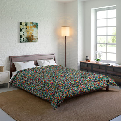 Graffiti Fusion Modern Street Art Fusion Comforter - 8404 Design-58