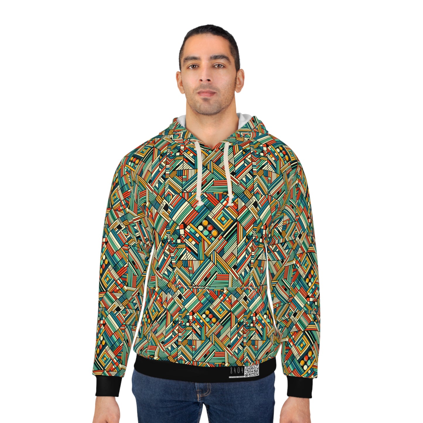 Abstract Graphic Art Modern Artistic Expression Pullover Hoodie - 8404 Design-67