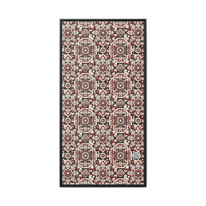 Neo Jomon Sculptural Aesthetics Artisanal Streetwear Matte Canvas, Framed (multi-Color) - 8404 Design-55 A