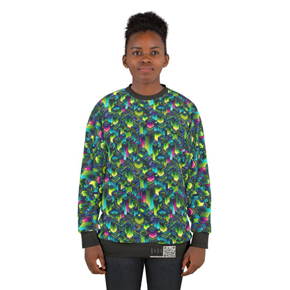 Tech-Infused Neon Tech-Forward Streetwear Sweatshirt - 8404 Design-65