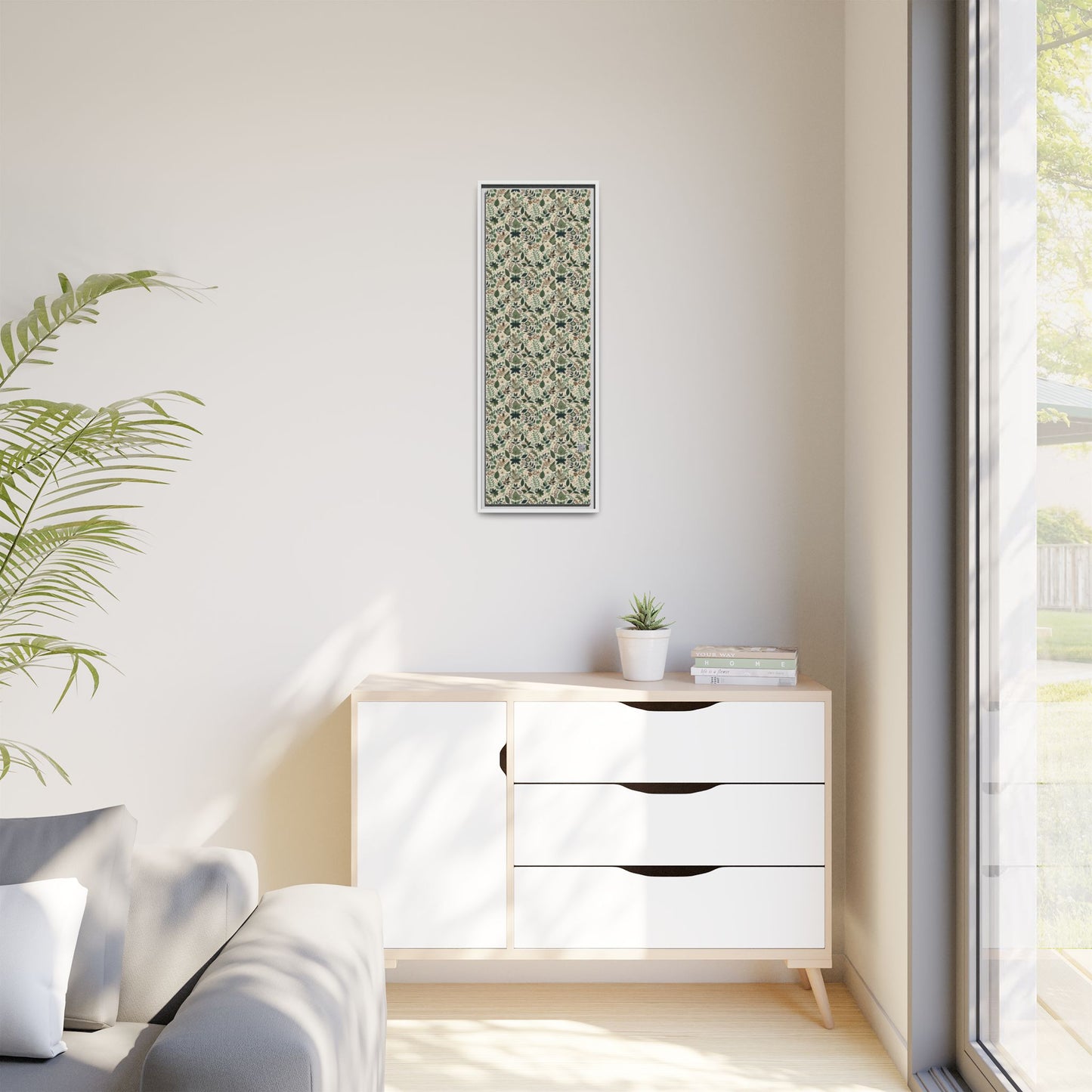 Streetwear Sustainability Environmentally Conscious Streetwear with a Natural Aesthetic Matte Canvas, Framed (multi-color) - 8404 Design-57 B