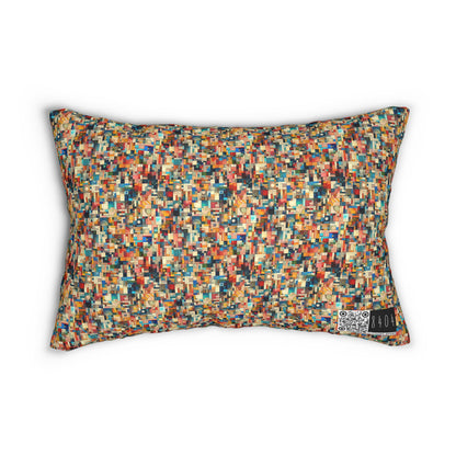 Digital Artistic Expression Artistic Streetwear Spun Polyester Lumbar Pillow - 8404 Design-46 S