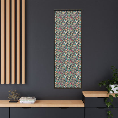 Digital Street Art Urban Street Style Matte Canvas, Framed (multi-color) - 8404 Design-74 B