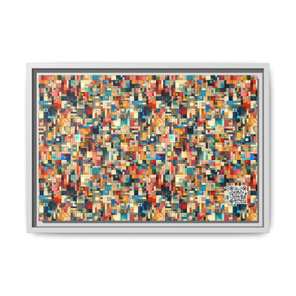 Digital Artistic Expression Artistic Streetwear Matte Canvas, Framed (multi-Color) - 8404 Design-46 B