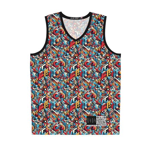 Neo-Traditional Street Art Modern Street Art Fusion Basketball Jersey - 8404 Design-67