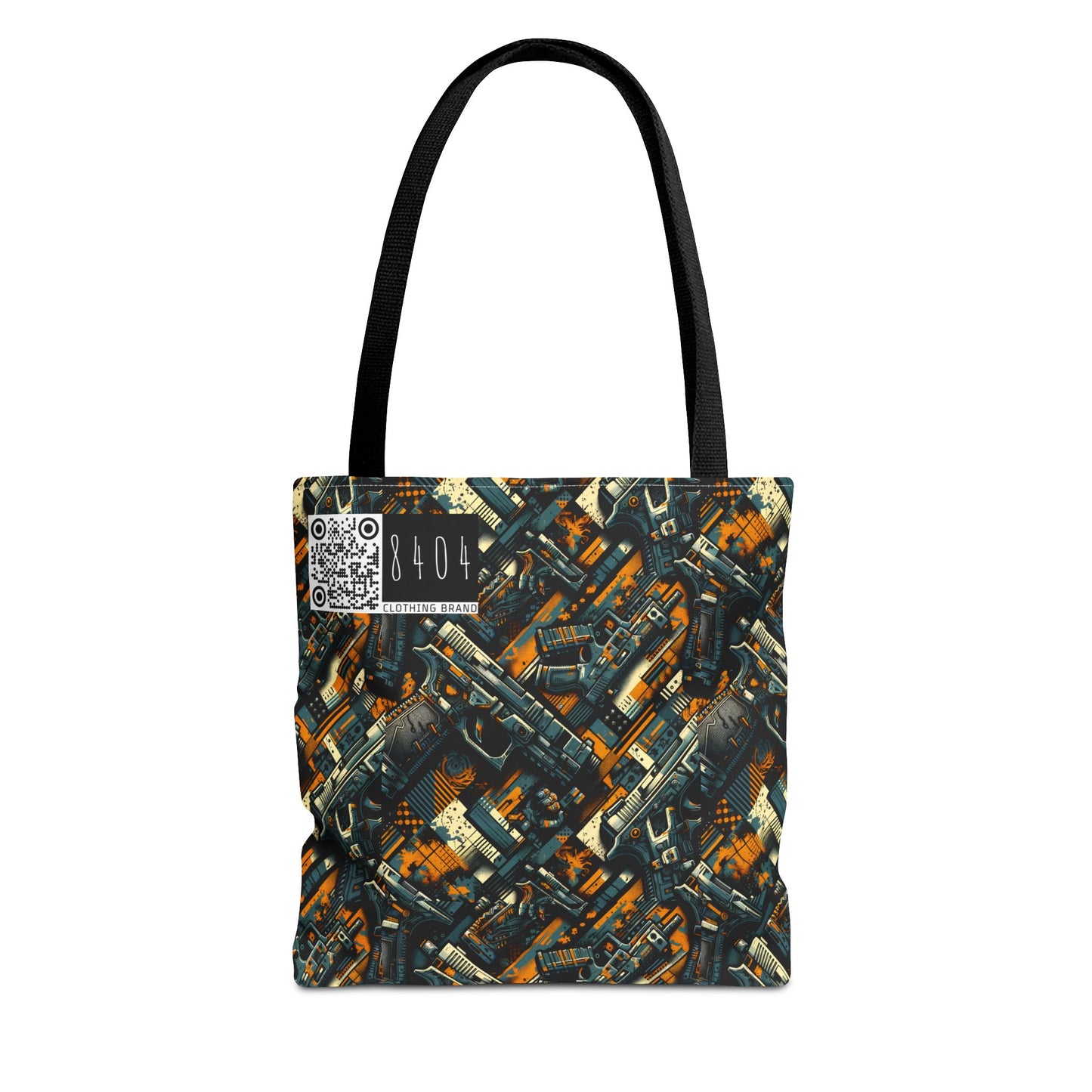 Digital Punk Futuristic Grunge Tote Bag - 8404 Design-47
