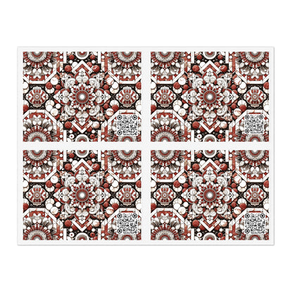Neo Jomon Sculptural Aesthetics Artisanal Streetwear Sticker Sheets - 8404 Design-55