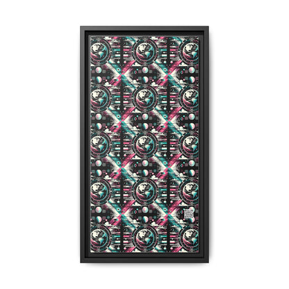Digital Artistry Digital-native Streetwear Matte Canvas, Framed (multi-color) - 8404 Design-62 B