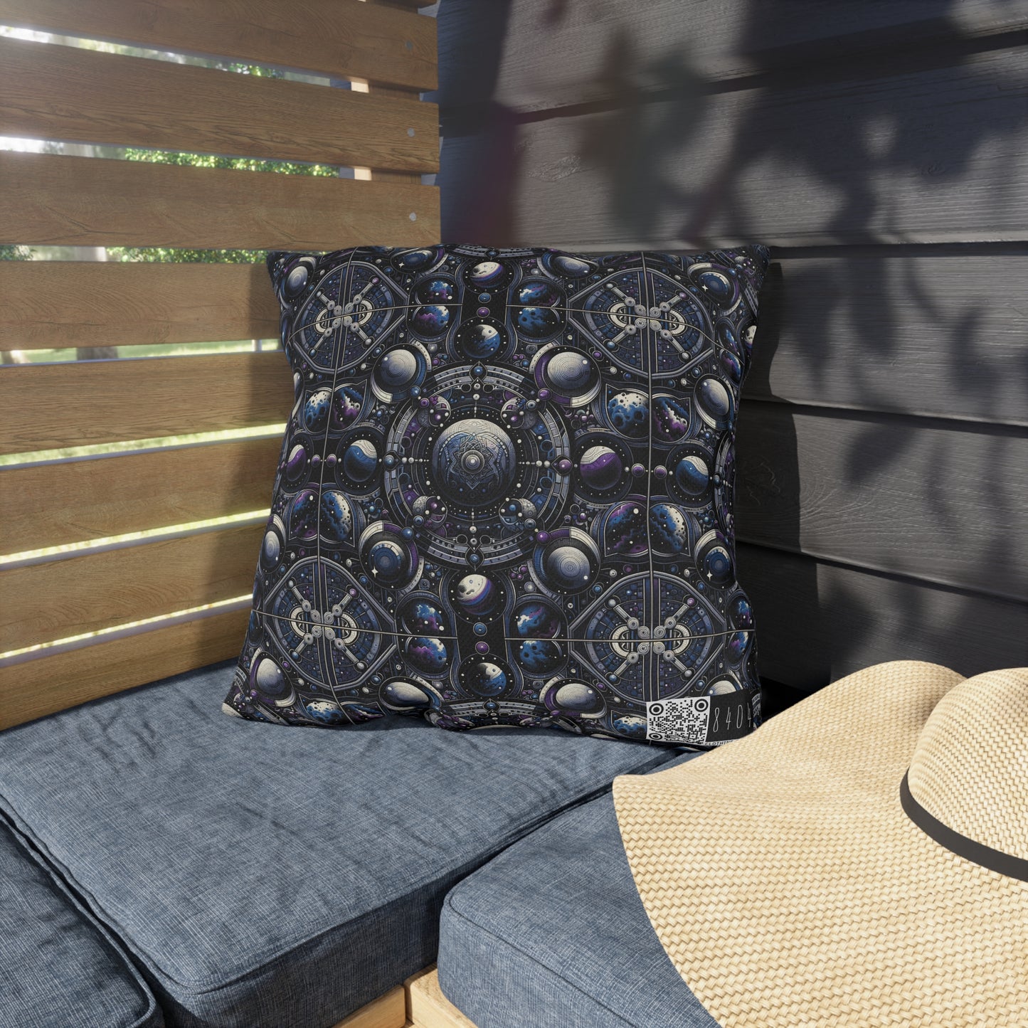 Tech Astronaut Tech-Forward Streetwear Meets Space Exploration Outdoor Pillow - 8404 Design-46