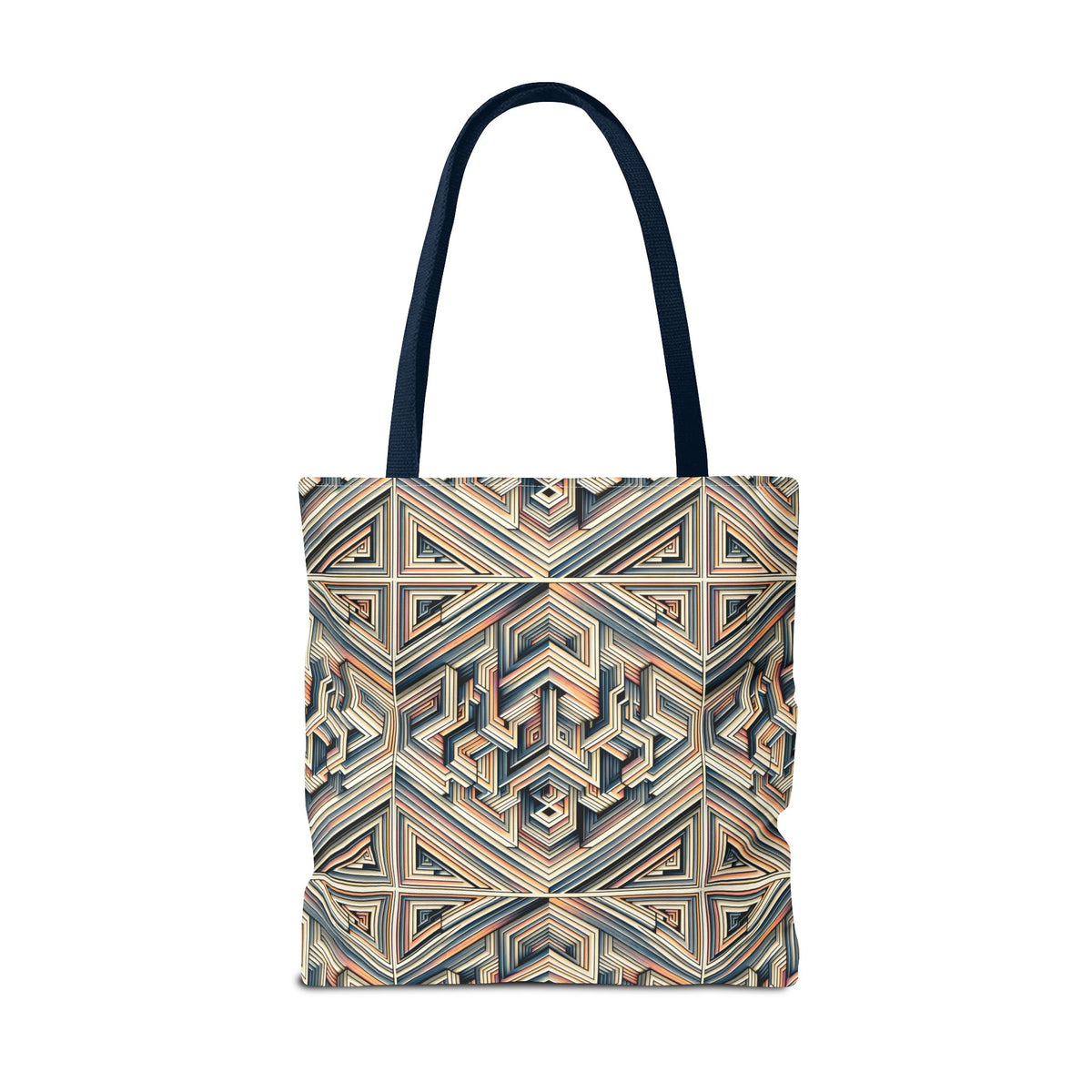 Tech Illusion Graphics Futuristic Artistry Tote Bag - 8404 Design-52