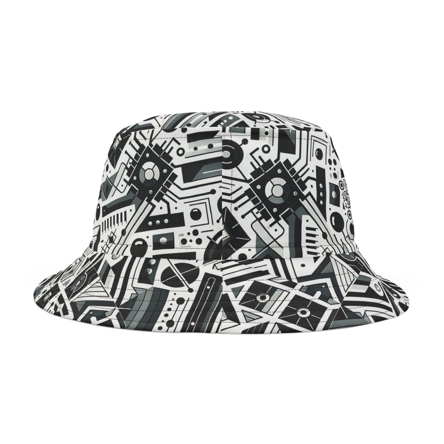Digital Minimalism Minimalist Tech Bucket Hat - 8404 Design-62