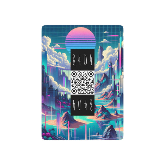 Digital Dreamscapes Digitally-Inspired Streetwear With a Dreamy, Surreal Twist Poker Playing Cards - 8404 Design-53 B