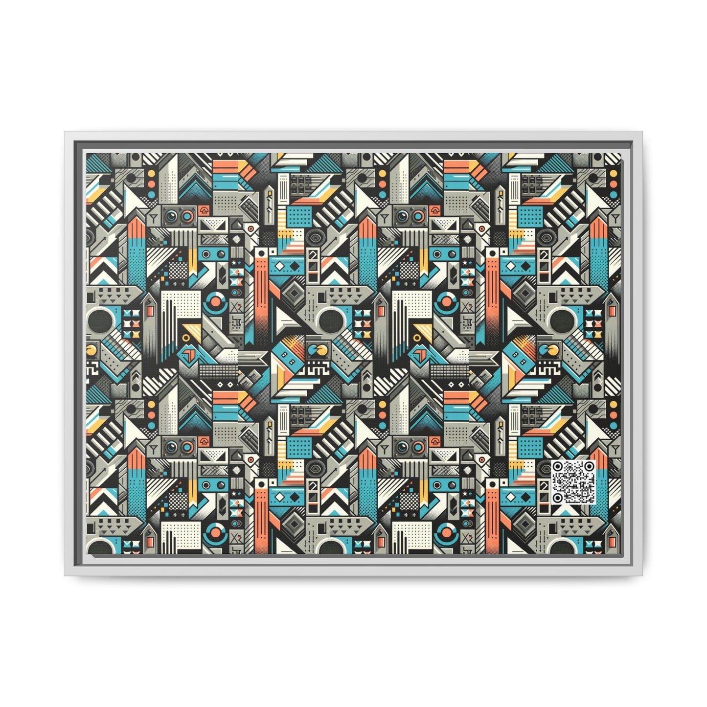 Digital Street Art Urban Street Style Matte Canvas, Framed (multi-color) - 8404 Design-81 A