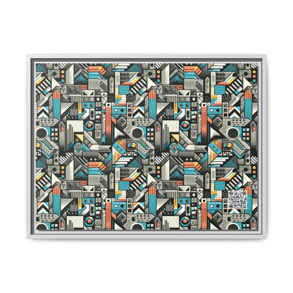 Digital Street Art Urban Street Style Matte Canvas, Framed (multi-color) - 8404 Design-81 A