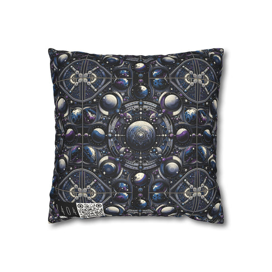 Tech Astronaut Tech-Forward Streetwear Meets Space Exploration Faux Suede Square Pillowcase - 8404 Design-46