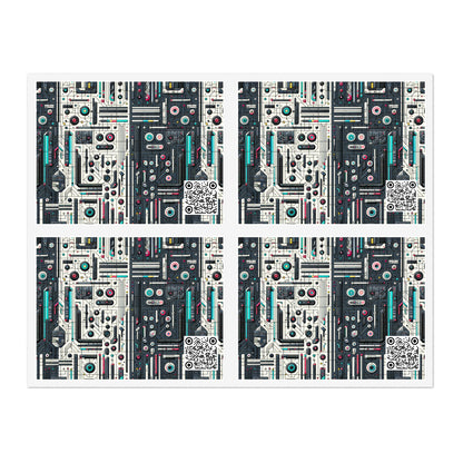 Tech Utility Gear Tech-Forward Minimalism Sticker Sheets - 8404 Design-49