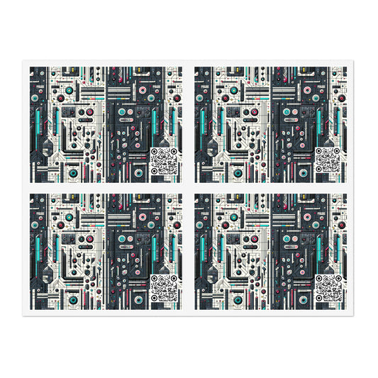 Tech Utility Gear Tech-Forward Minimalism Sticker Sheets - 8404 Design-49