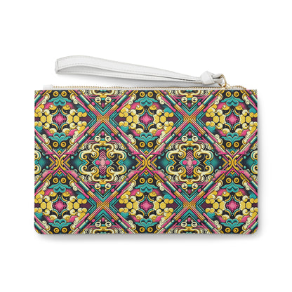 Neon Pop Art Revival Pop Culture Retro Clutch Bag - 8404 Design-59