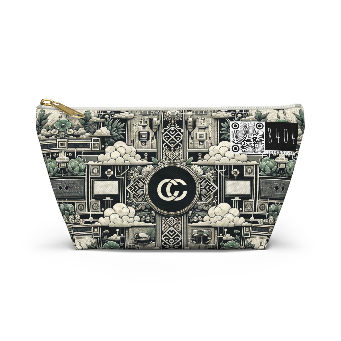 Cyber Garden Party Tech Garden Extravaganza Accessory Pouch W T-Bottom - 8404 Design-54