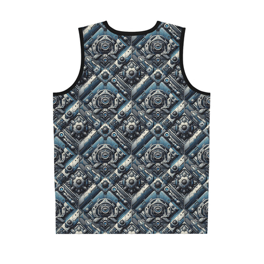 Tech Utility Fusion Tech-Forward Utility With a Futuristic Edge Basketball Jersey - 8404 Design-43