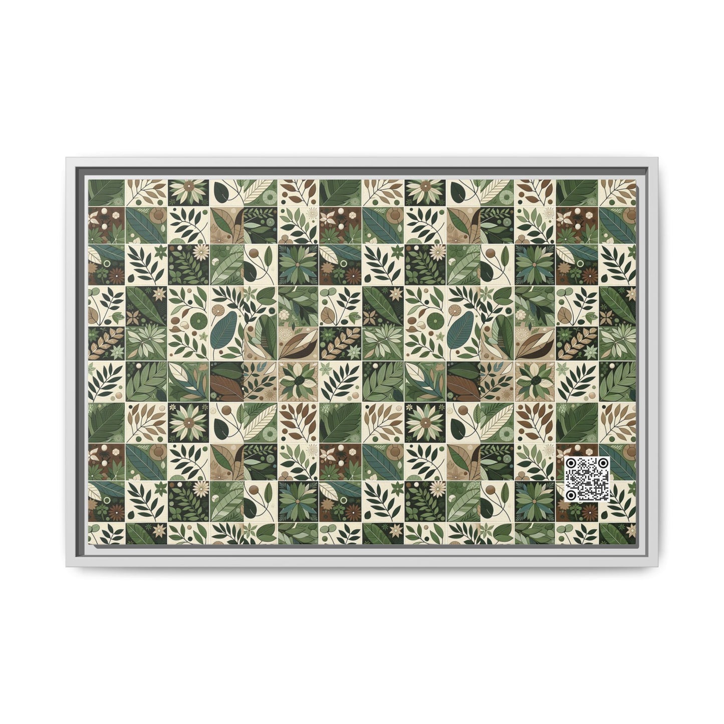 Streetwear Sustainability Environmentally Conscious Streetwear with a Natural Aesthetic Matte Canvas, Framed (multi-color) - 8404 Design-57 B