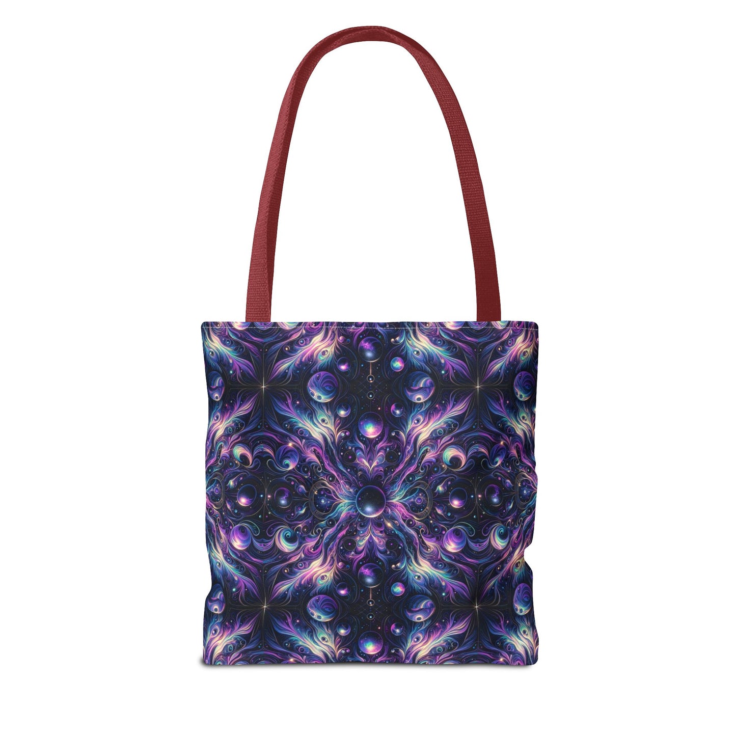 Galactic Hues Tech-Forward Cosmic Fusion Tote Bag - 8404 Design-41