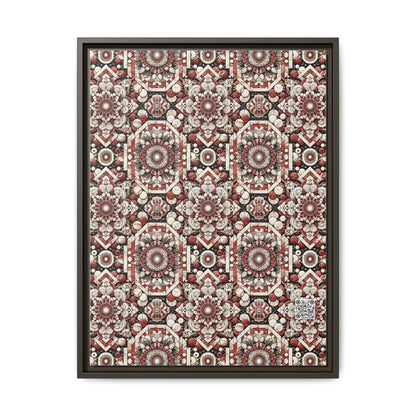 Neo Jomon Sculptural Aesthetics Artisanal Streetwear Matte Canvas, Framed (multi-Color) - 8404 Design-55 A