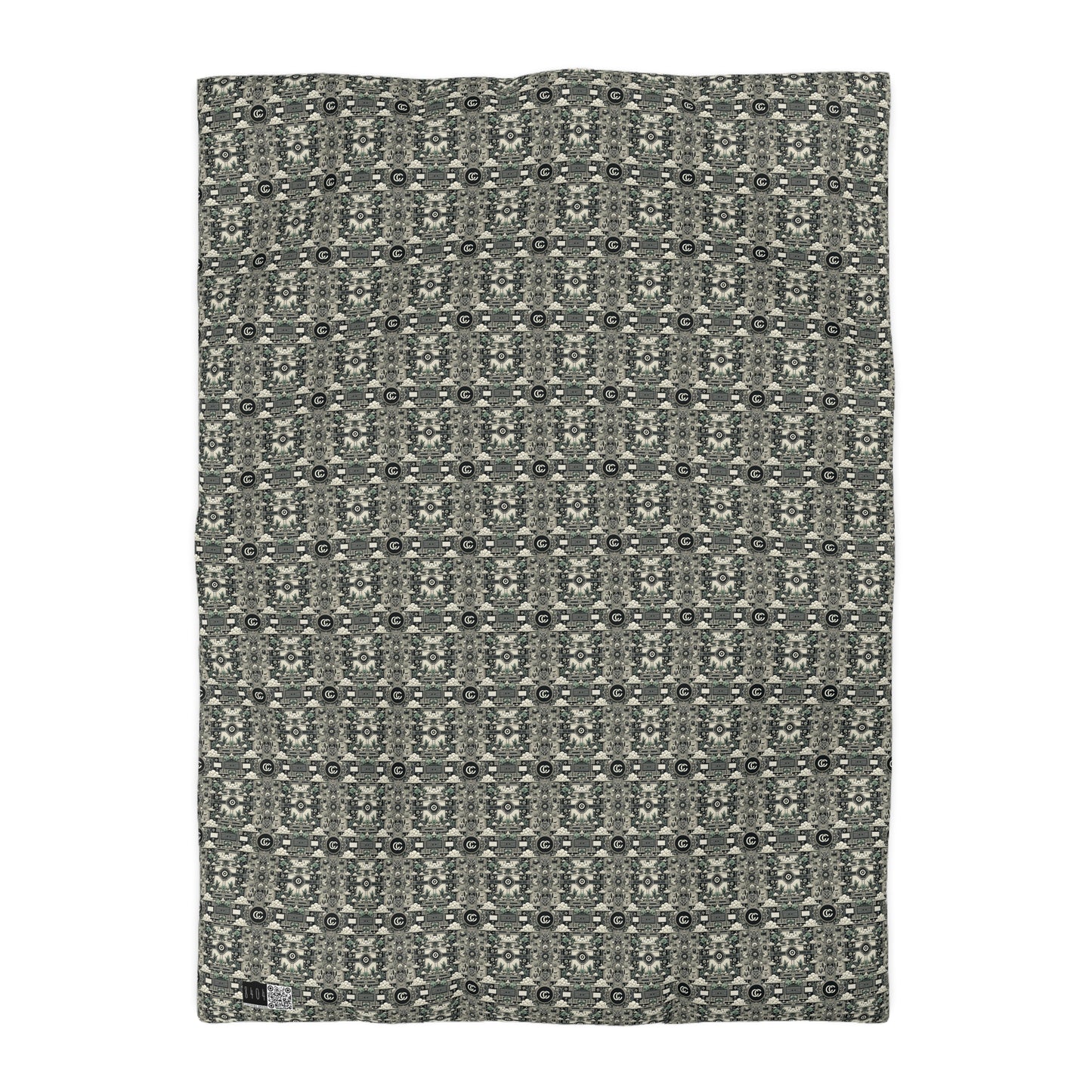 Cyber Garden Party Tech Garden Extravaganza Microfiber Duvet Cover - 8404 Design-54
