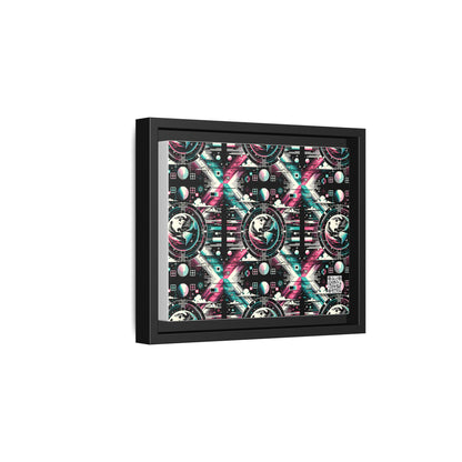 Digital Artistry Digital-native Streetwear Matte Canvas, Framed (multi-color) - 8404 Design-62 B