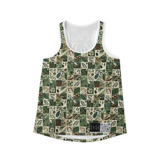 Streetwear Sustainability Environmentally Conscious Streetwear with a Natural Aesthetic Women's Tank Top - 8404 Design-57