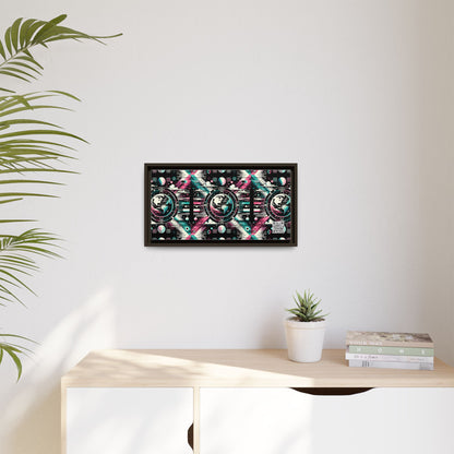 Digital Artistry Digital-native Streetwear Matte Canvas, Framed (multi-color) - 8404 Design-62 B