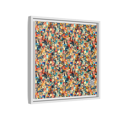 Digital Artistic Expression Artistic Streetwear Matte Canvas, Framed (multi-Color) - 8404 Design-46 B