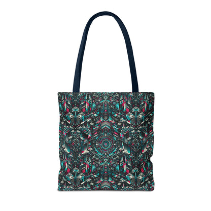 Digital Rebellion Tech-Inspired Streetwear Tote Bag - 8404 Design-54