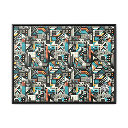 Digital Street Art Urban Street Style Matte Canvas, Framed (multi-color) - 8404 Design-81 A