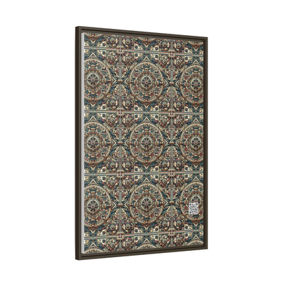 Urban Renaissance Historical Fusion With Street Edge Matte Canvas, Framed (multi-Color) - 8404 Design-57 A