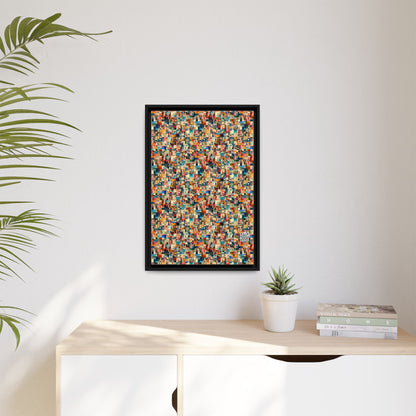 Digital Artistic Expression Artistic Streetwear Matte Canvas, Framed (multi-Color) - 8404 Design-46 B
