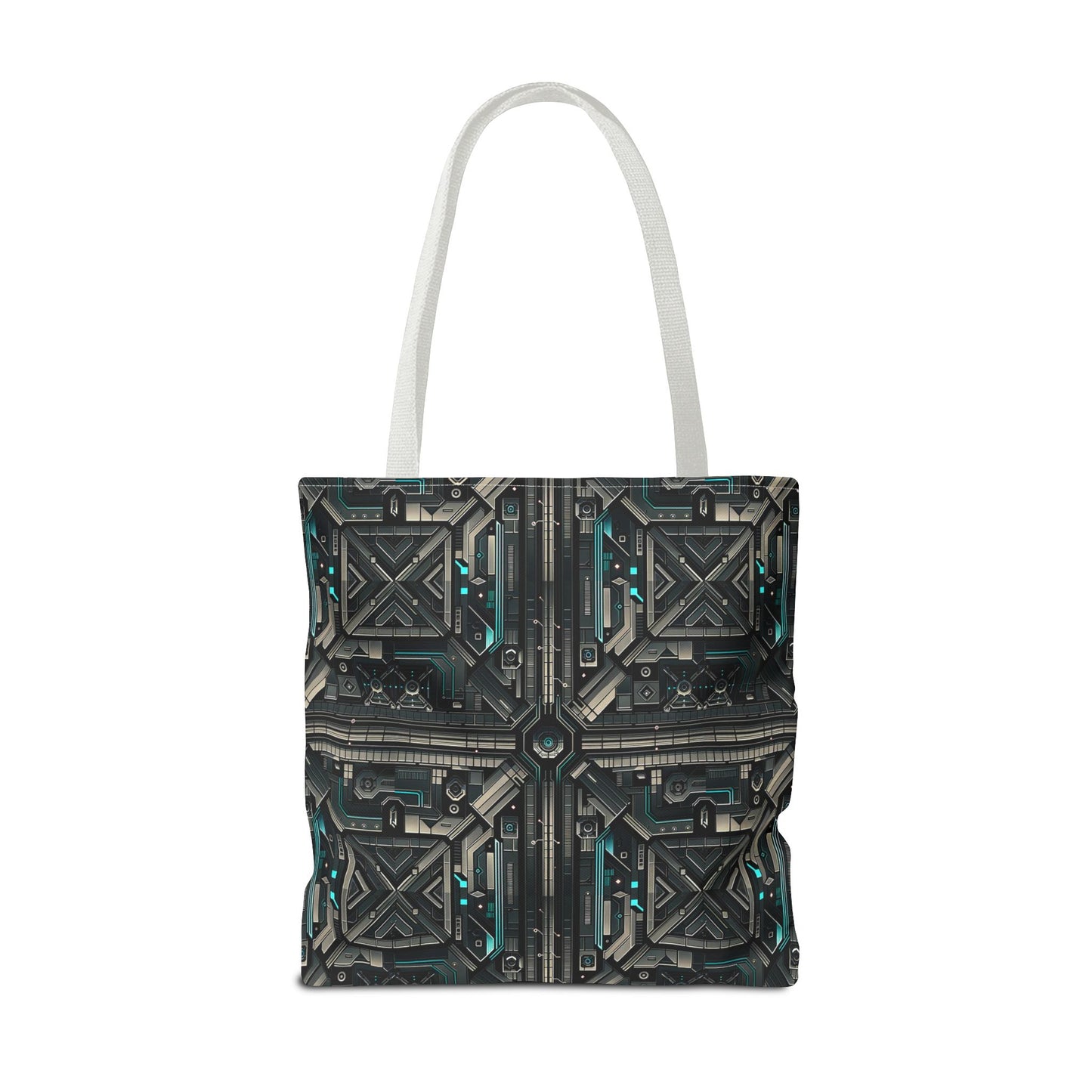 Tech Noir Futuristic Tech Aesthetic with a Dark Twist Tote Bag - 8404 Design-59