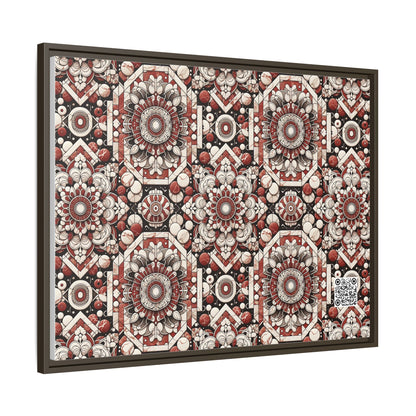 Neo Jomon Sculptural Aesthetics Artisanal Streetwear Matte Canvas, Framed (multi-Color) - 8404 Design-55 A