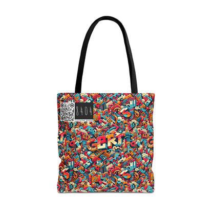 Neo-Traditional Street Art Modern Street Art Fusion Tote Bag - 8404 Design-58