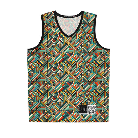Abstract Graphic Art Modern Artistic Expression Basketball Jersey - 8404 Design-67