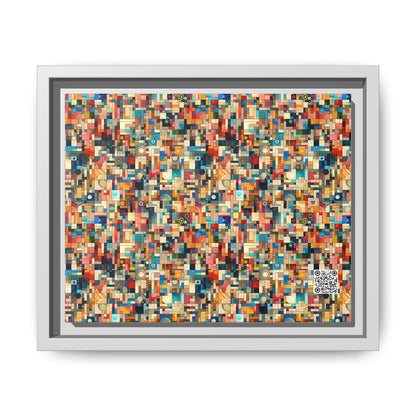 Digital Artistic Expression Artistic Streetwear Matte Canvas, Framed (multi-Color) - 8404 Design-46 B