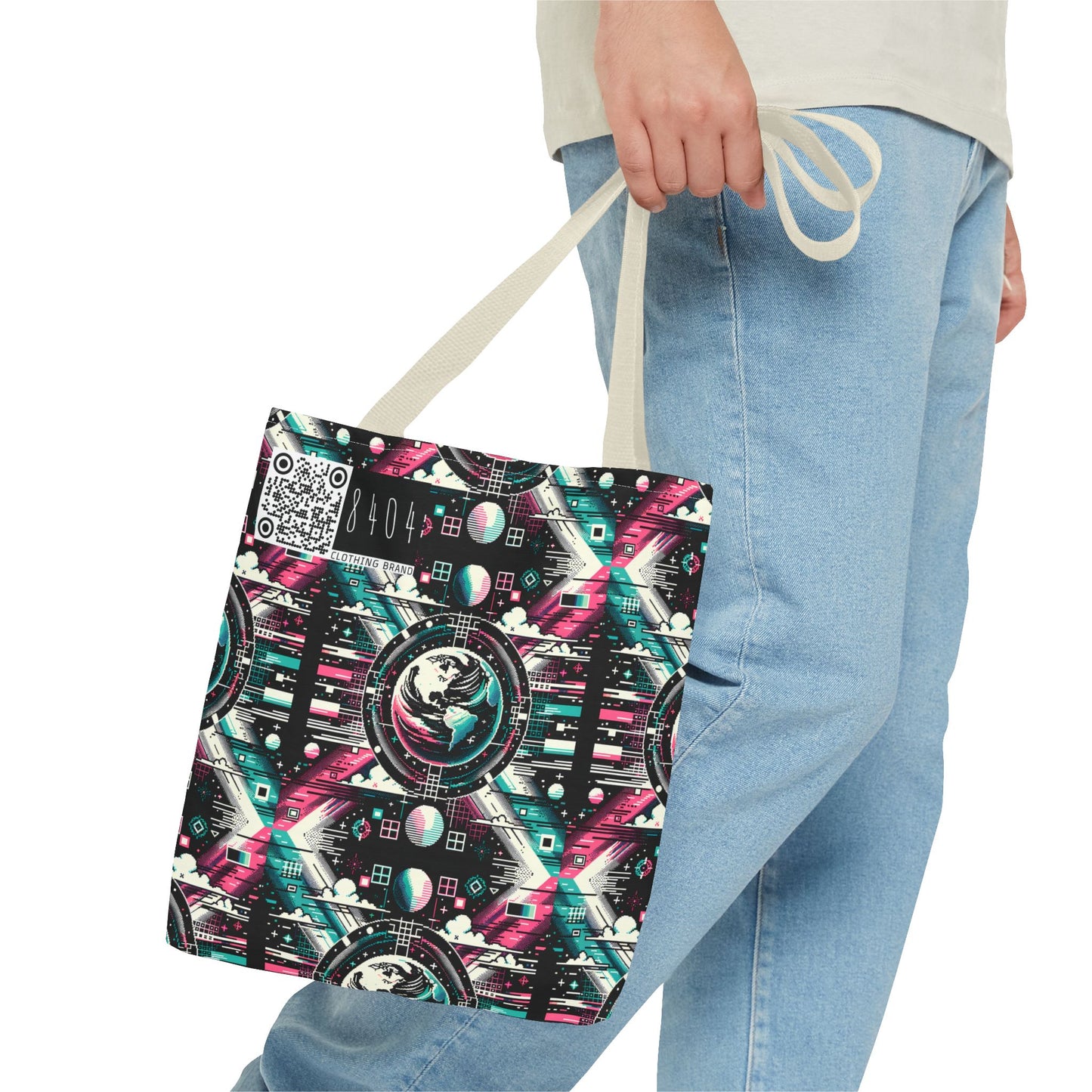 Digital Artistry Digital-native Streetwear Tote Bag - 8404 Design-62